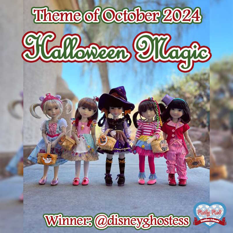 Ruby Red Fashion Friends Dolls - Photo of the month winner - Oct 2024